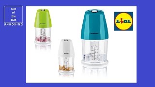 SilverCrest Mini Chopper SMZS 260 H1 UNBOXING Lidl 260W Ice Crush [upl. by Heady119]