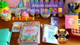 Ahorro con los libritos 5° retos de ahorro 📙🍁🎲💰🍀sistemadesobres ahorramas retosdeahorro [upl. by Estel]