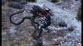 Venom vs Alien  Symbiote vs Xenomorph  Aliens Battle GTA 5 [upl. by Anrim]