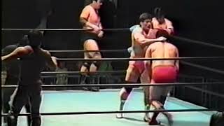 Toshiaki Kawada Kenta Kobashi amp Tsuyoshi Kikuchi vs Jumbo Tsuruta Akira Taue amp Yoshinari Ogawa [upl. by Inalem191]