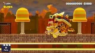 Super Mario Maker 2  Story Mode  Meowser Showdown Bowser Final Boss [upl. by Nyra875]