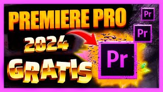 ✅Descargar ADOBE PREMIERE PRO 2024 Full GRATIS☀️ [upl. by Yuille]