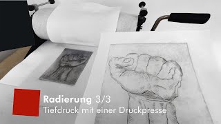 KaltnadelRadierung 33 Der Tiefdruck [upl. by Ainecey885]