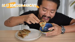 Make This Scallion Pancake for 013 V  Cheap Cooking [upl. by Rosmunda]