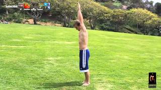 How to do a Arabian Flip Tutorial 180 Front Back flip gymnastics lesson [upl. by Devol]