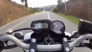 Top Speed Yamaha XJ6  205kmh [upl. by Aytnahs]