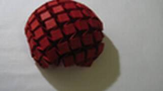 Origami Tessellation Instructions Water Bomb Tessellation Eric Gjerde [upl. by Meesak]