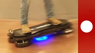 Mit dem Hoverboard quotZurück in die Zukunftquot [upl. by Schuman]