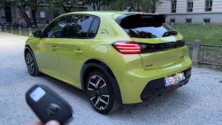 New PEUGEOT 208 48V HYBRID 2024 FACELIFT  EVENING POV test drive in the city [upl. by Laeynad]