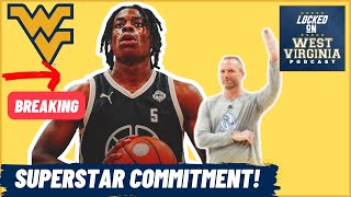 Breaking WVU Basketball grabs ELITE guard [upl. by Anetsirhc]