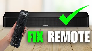 How To Fix Bose Soundbar Not Responding To Remote [upl. by Sacttler945]