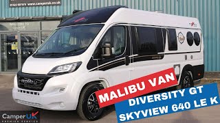 MALIBU VAN DIVERSITY GT SKYVIEW 640 LE K For Sale at Camper UK [upl. by Thamora]