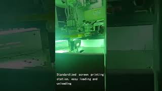 Full automatic screen printing machine for tube [upl. by Beckman]