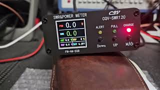 C2V CQVSWR 120 SWR amp Power Meter Test [upl. by Loise]