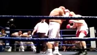 Essex Boy Carlton Leach v Tony Denham Boxing match [upl. by Irtimid]