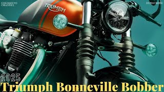 The 2025 Triumph Bonneville Bobber  Iconic Bike with Classic Design and Modern Engineering [upl. by Adnerak]