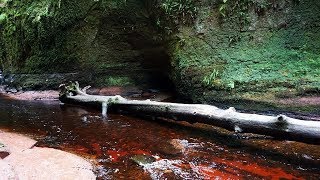 Szkocja Glasgow Edynburg The Devils Pulpit Finnich Glen Edinburgh Scotland [upl. by Peednam]