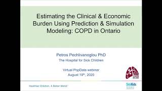 Estimating the Clinical amp Economic Burden Using Prediction amp Simulation Modeling COPD in Ontario [upl. by Ytnom911]