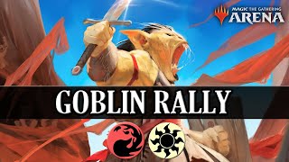 Goblin Rally Deck Standard MTG Arena [upl. by Annoeik]