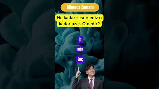 Bu Bilmeceyi Çözebilecek Kadar Zeki misiniz 🧩✨ bilmece [upl. by Diann]