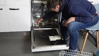 SMEG Dishwasher  How to add salt [upl. by Aryaz]