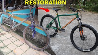 RESTORATION BIKE FROM WRACKAGE BICYCLE with FULL UPGRADE [upl. by Cleasta]