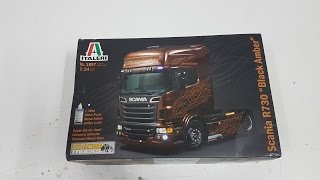 BRUTUS  SCANIA R730 ITALERI ESCALA 124  PLASTIMODELISMO [upl. by Asirret]