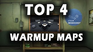 CSGO  Top 4 Workshop Maps For Warmup [upl. by Notlem]