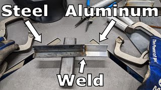 Welding Steel to Aluminum And Other Inappropriate Welding [upl. by Annairdna527]