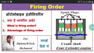 What is firing orderFiring order of multi cylinder enginesHow to work firing orders [upl. by Pliner]