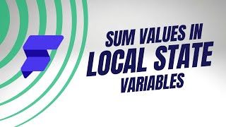 How to sum the values of AppState and PageState variables in Flutterflow [upl. by Clarissa467]