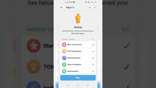 Major Airdrop Token Distribution and Criteria [upl. by Nohsyar]