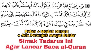 Tadarus Surat alMaidah Ayat 109120 Ada Tanda Warna Panjang amp Dengung Agar Lancar Baca alQuran [upl. by Barnard987]