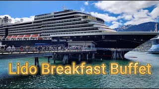 Holland America Lines Westerdam  Lido Breakfast Buffet [upl. by Theis]