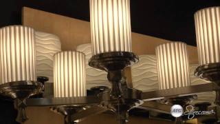 Justice Design Limoges Deco 5 Light Chandelier [upl. by Messab]