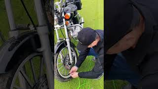 Portable emergency inflator outdoors tirerepair motorcycle diy [upl. by Gnilrits]