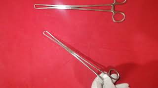 Uterine Tenaculum forceps Pozzi [upl. by Ecadnak351]