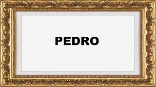 Pedro Significado e Origem do Nome [upl. by Lissi]