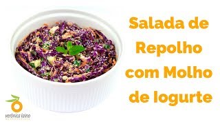 Receita Salada de Repolho com Molho de Iogurte [upl. by Alegnat]