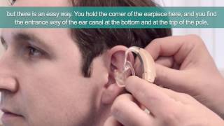 How to fit A Behind The Ear Canal hearing aid properly [upl. by Lemra]