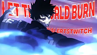 اليرت تويتش شاشة كاملة  Alert twitch LET THE WORLD BURN Full Screen [upl. by Marwin]