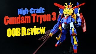 206  HGBF Gundam Tryon 3 OOB Review [upl. by Ognimod]