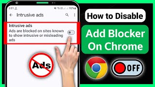 How To Disable Ad Blocker In Google Chrome On Android 2024  Stop Ads On Google Chrome [upl. by Akemehs]