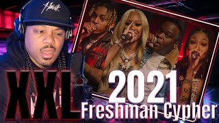 This was UNACCEPTABLE  XXL 2021 Freshman Cypher  DDG  Lakeyah  Morray  Coi Leray REACTION [upl. by Tran636]