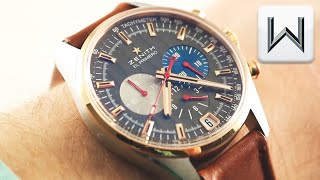 Zenith El Primero Classic Cars Chronograph 51204140027C771 Luxury Watch Review [upl. by Hplar]