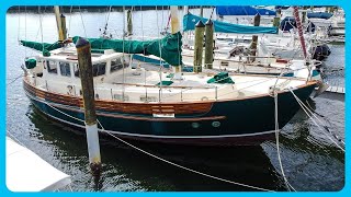 This WEIRD Old Boat Could Take You ANYWHERE Full Tour Learning the Lines [upl. by Haianeb]