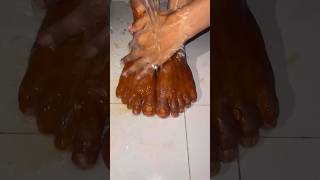 Pedicure at home  pedicure shorts youtubeshorts trendinghacks viralshorts hack viral short [upl. by Wileen]