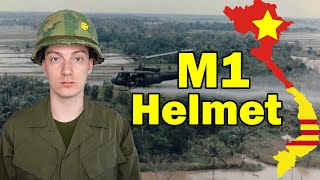 US M1 Helmet  History of the M1 M2 M1c development during WWII Korea Vietnam amp Grenada [upl. by Madian]