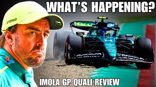 Fernando Alonsos Imola GP Qualifying Disaster What Happened  Imola GP Quali Review [upl. by Acirderf]