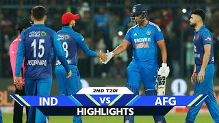 IND vs AFG T20 Match Highlights India vs Afghanistan 2nd T20 Match Hindi Highlights [upl. by Pulchia504]